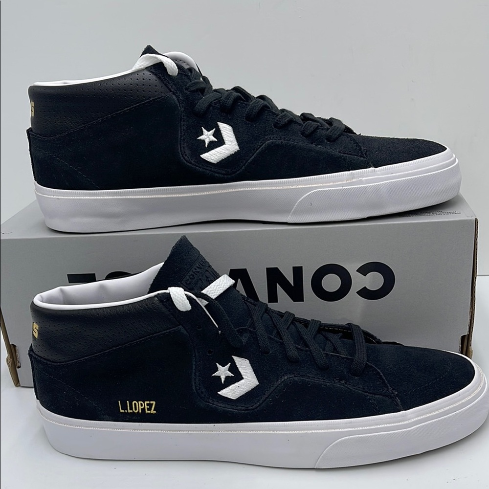 Converse Black High-Top Men's Shoes 171331C
LOUIE LOPEZ PRO MID BLACK/BLACK/WHIT - Picture 1 of 16